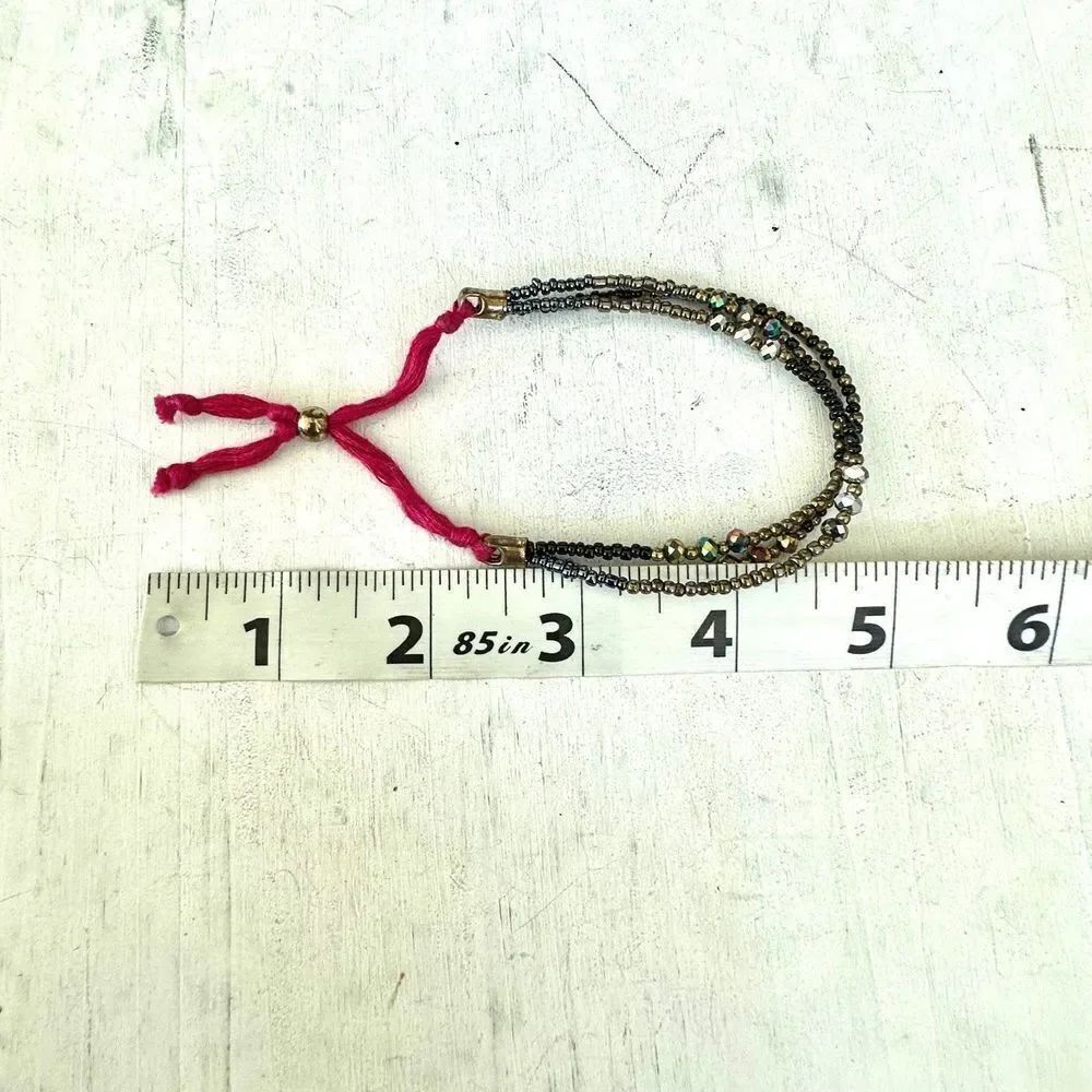 Multi strand adjustable bracelet - Picture 8 of 8